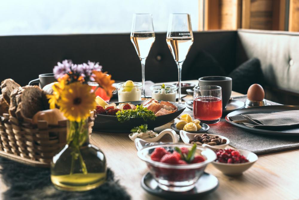 Tavola della prima colazione nella nostra sala colazione