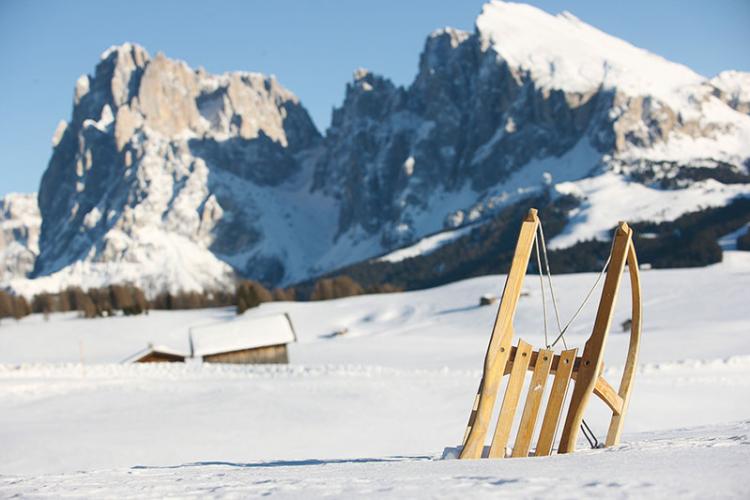 Winter countryside – Seiser Alm