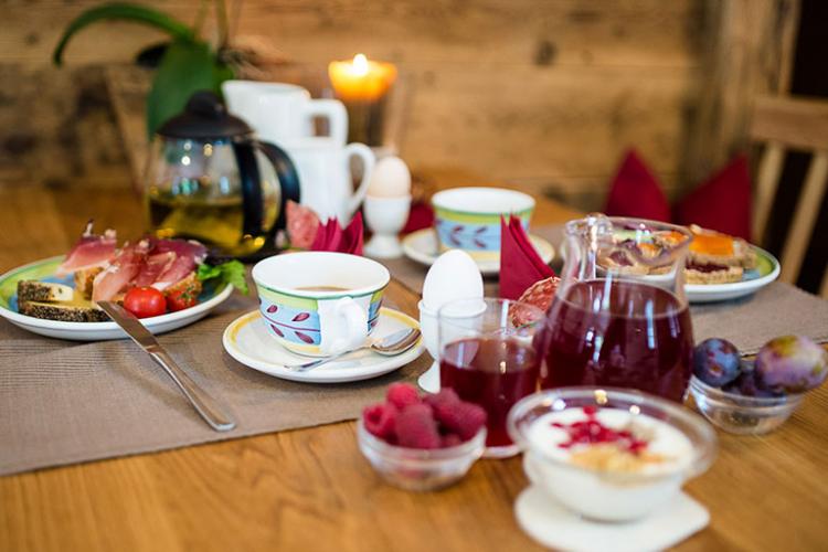 Lavish breakfast buffet