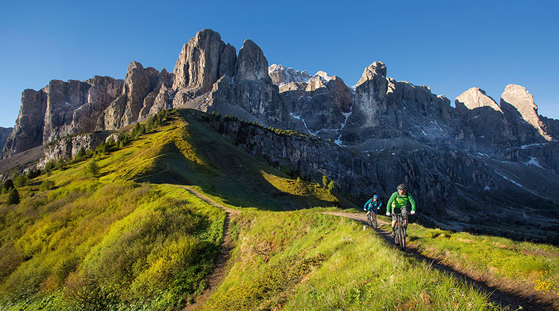 Mountain biking, Pisciadù via ferrata