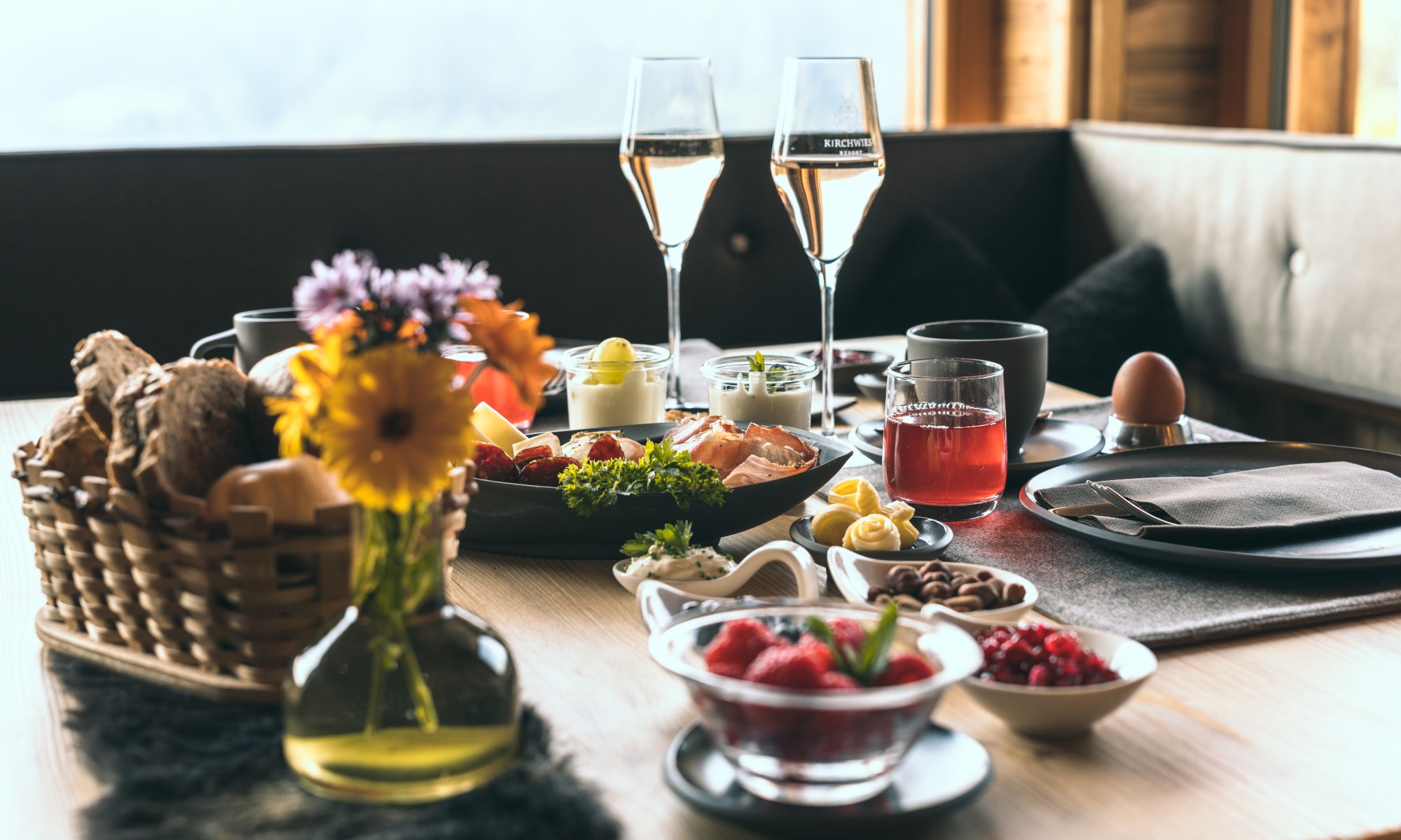 Tavola della prima colazione nella nostra sala colazione