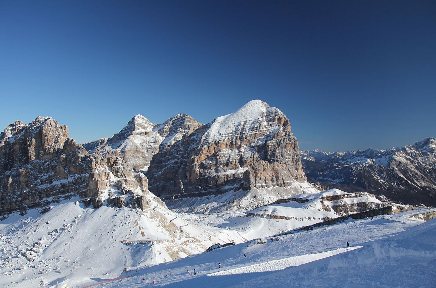 Mountain panorama in Grödental