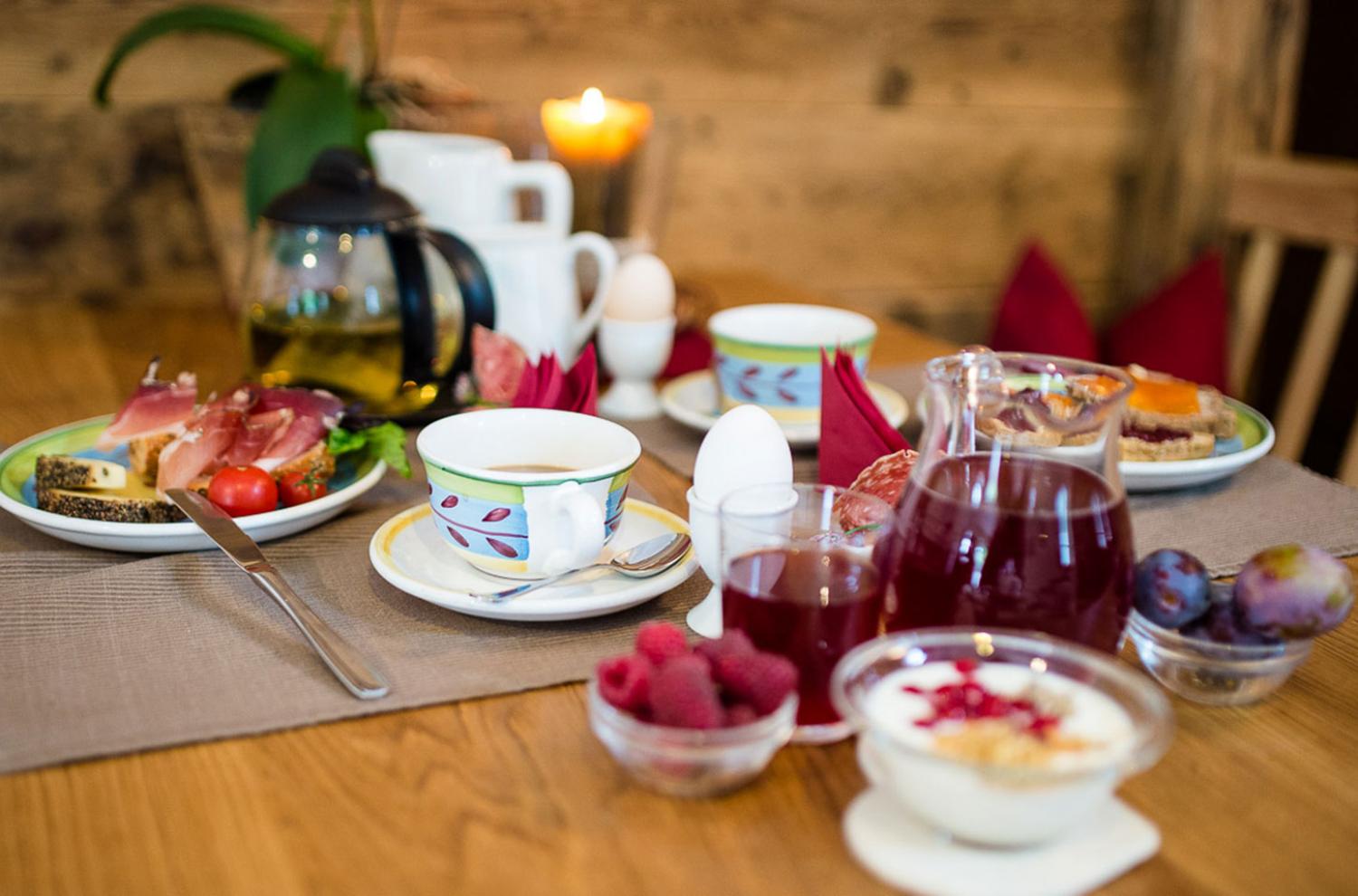 Lavish breakfast buffet