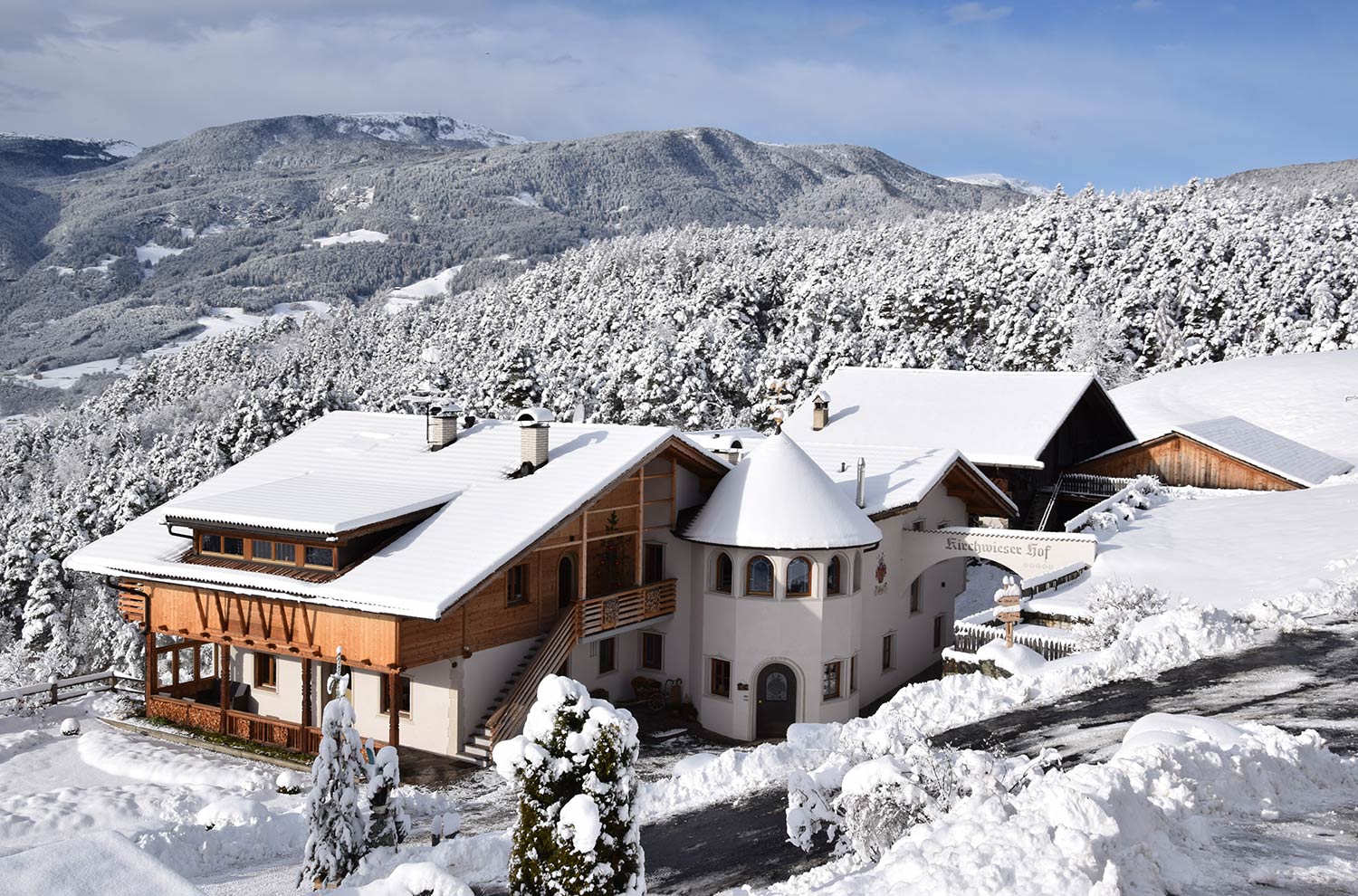 Kirchwieserhof Naturchalet im Winter