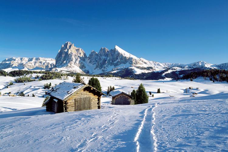 Winterlandschaft – Seiser Alm